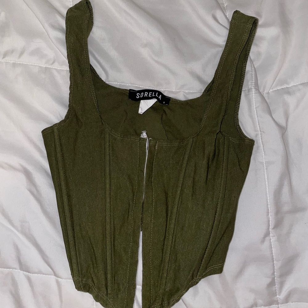 Snapclose Bustier Tank